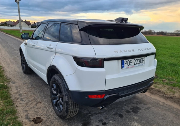 Land Rover Range Rover Evoque cena 84400 przebieg: 76000, rok produkcji 2017 z Lubomierz małe 301